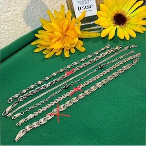 Sterling Silver bracelets.